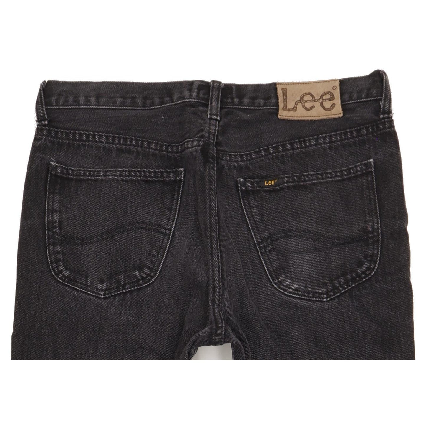 Lee Chicago Men Black Straight Regular Jeans W34 L29