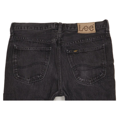 Lee Chicago Men Black Straight Regular Jeans W34 L29