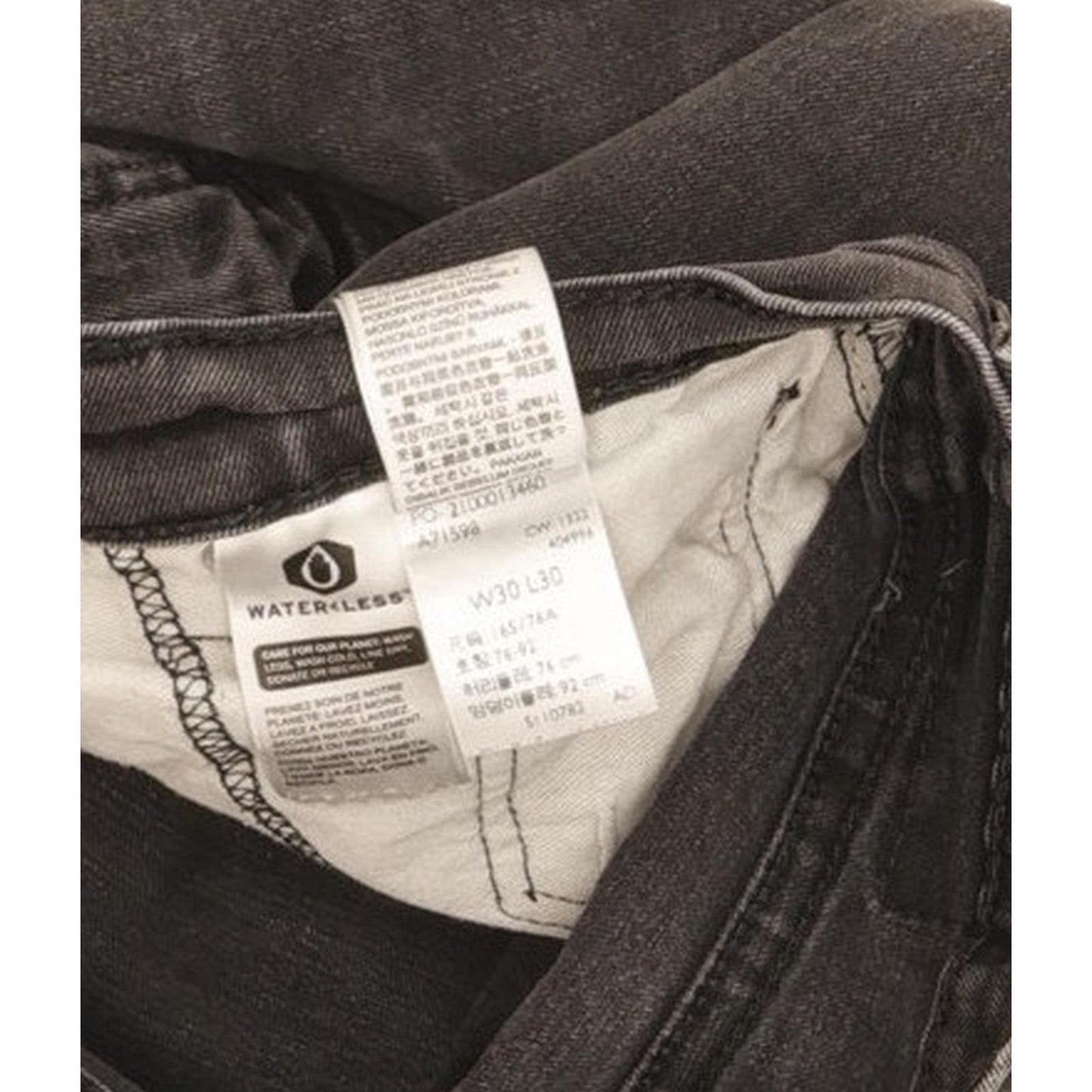 Levi's Women Black Skinny Slim Stretch Jeans W30 L25