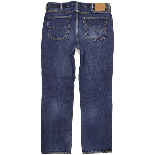 Levi's 514 Men Blue Straight Slim Jeans W38 L34