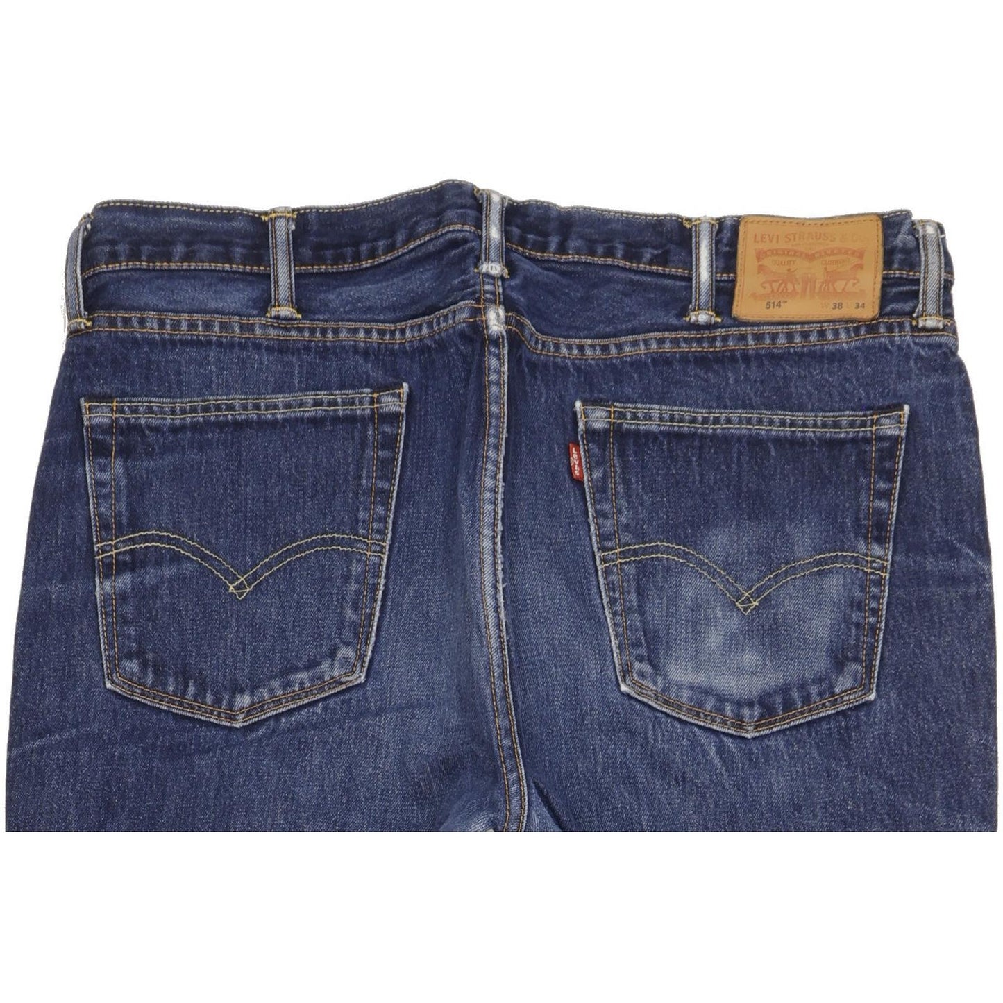 Levi's 514 Men Blue Straight Slim Jeans W38 L34