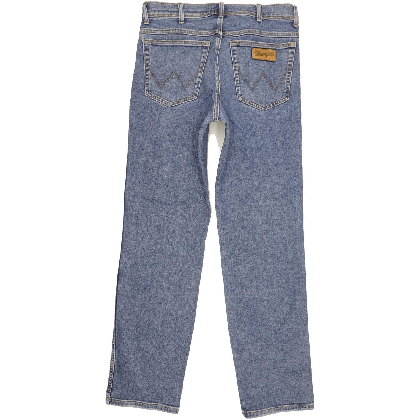 Wrangler Texas Men Blue Straight Regular Stretch Jeans W34 L33