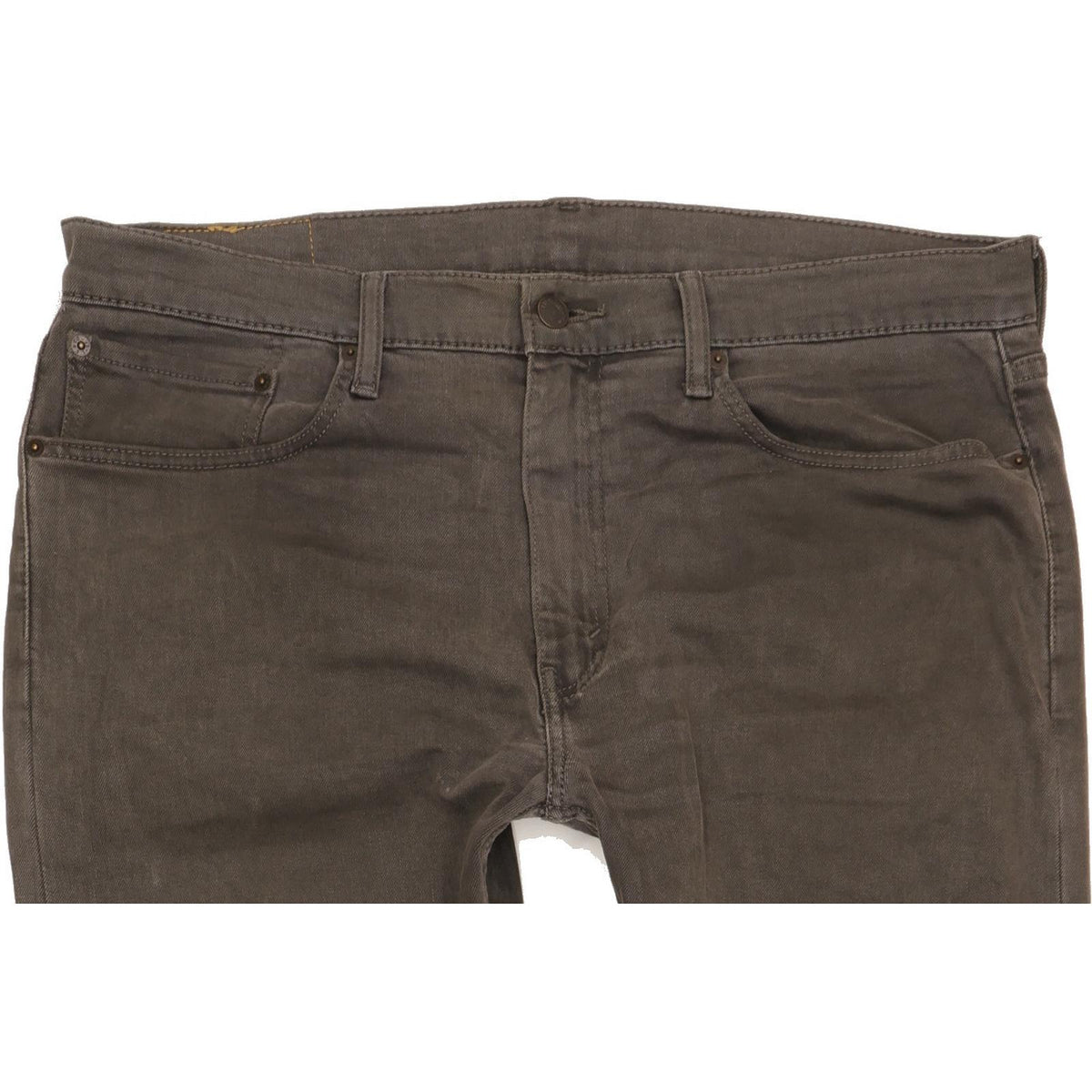 Levi's 502 Men Grey Tapered Regular Stretch Jeans W36 L31