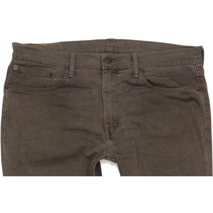 Levi's 502 Men Grey Tapered Regular Stretch Jeans W36 L31