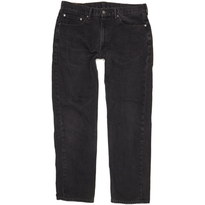 Levi's 505 Men Black Straight Regular Jeans W36 L31