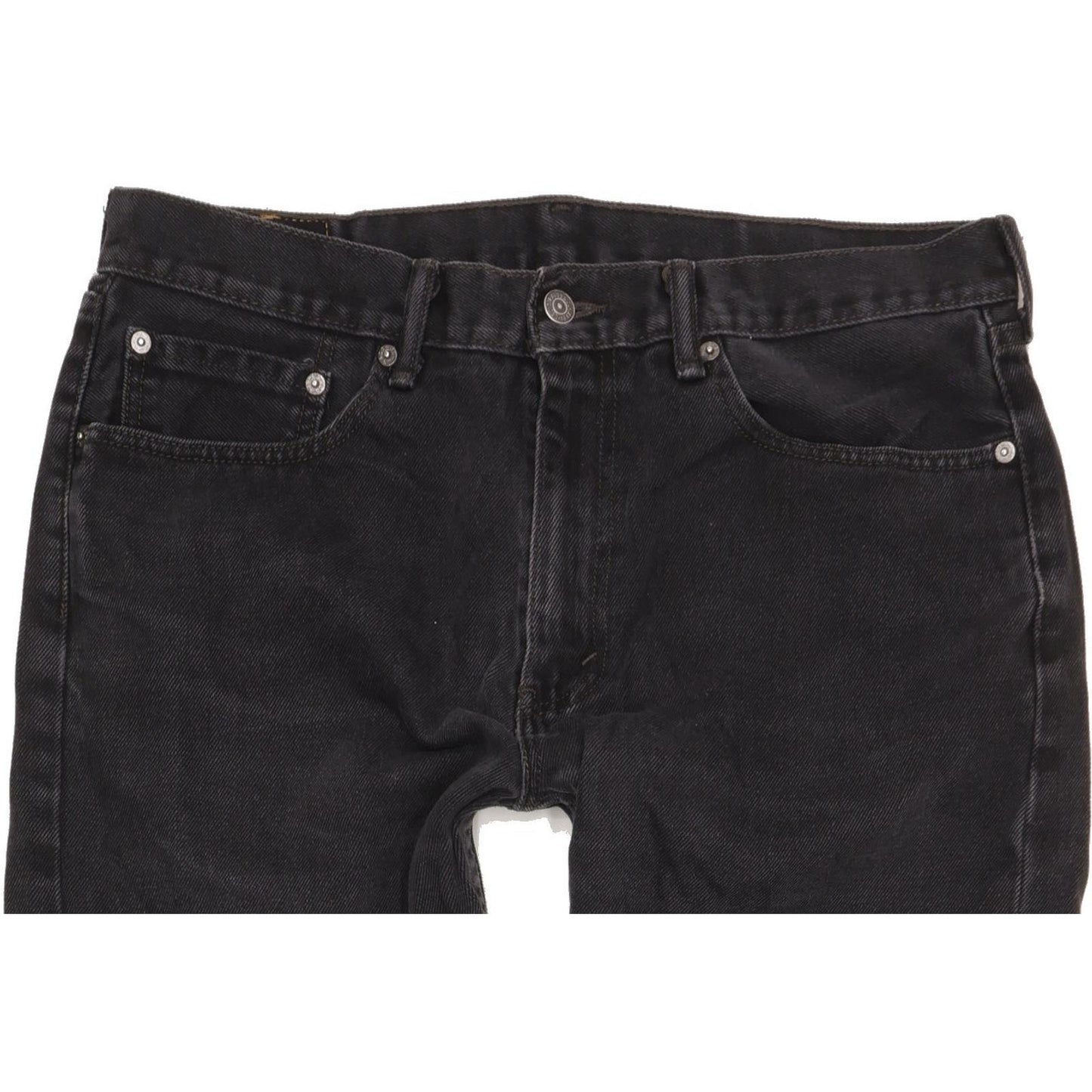 Levi's 505 Men Black Straight Regular Jeans W36 L31