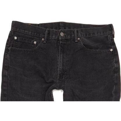 Levi's 505 Men Black Straight Regular Jeans W36 L31