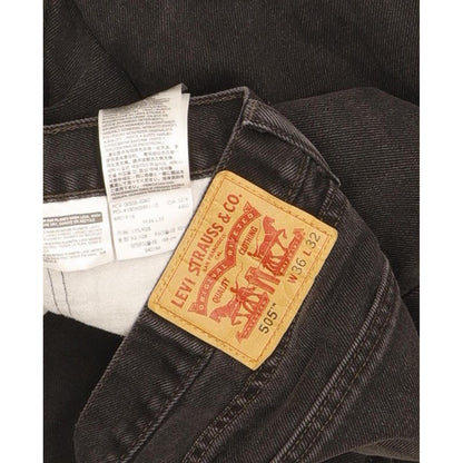 Levi's 505 Men Black Straight Regular Jeans W36 L31