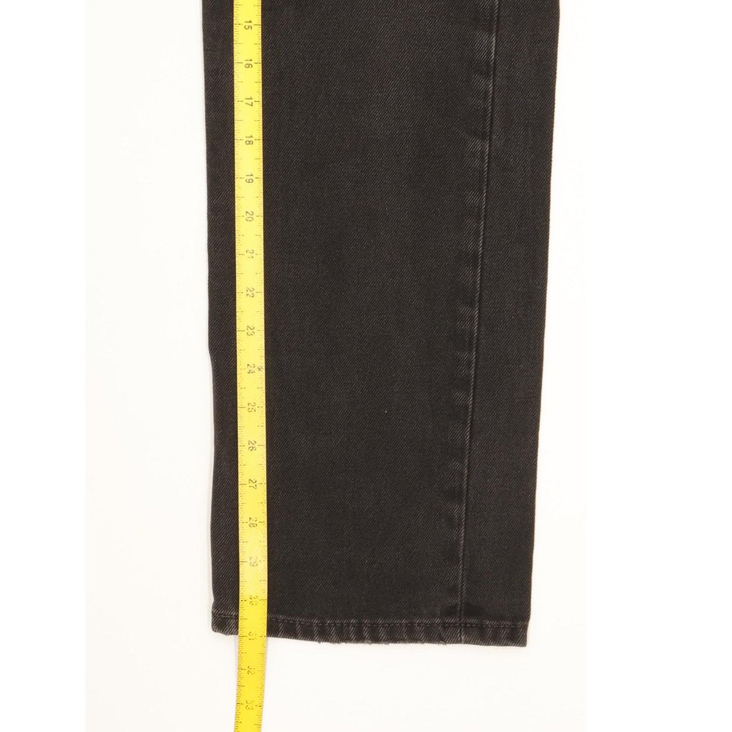 Levi's 505 Men Black Straight Regular Jeans W36 L31