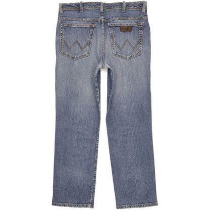 Wrangler Texas Men Blue Straight Regular Stretch Jeans W34 L29