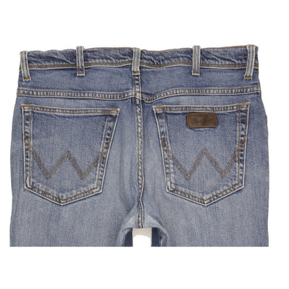 Wrangler Texas Men Blue Straight Regular Stretch Jeans W34 L29