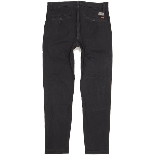 Levi's XX Men Black Tapered Regular Chino Stretch Jeans W33 L31
