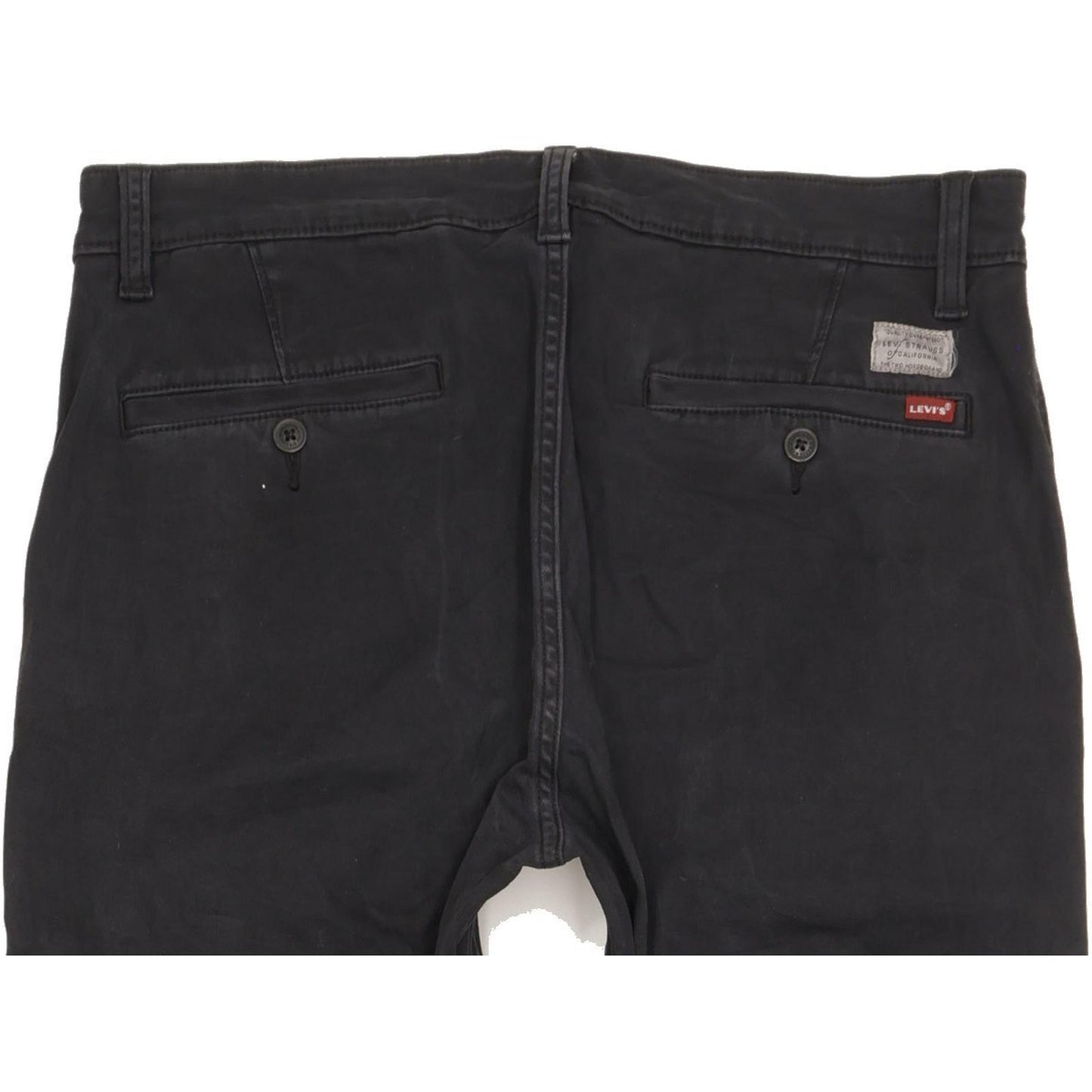 Levi's XX Men Black Tapered Regular Chino Stretch Jeans W33 L31