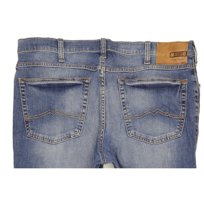 Mustang Tramper Men Blue Straight Slim Stretch Jeans W40 L29