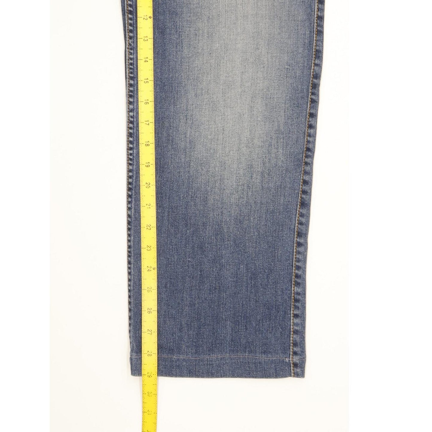 Mustang Tramper Men Blue Straight Slim Stretch Jeans W40 L29