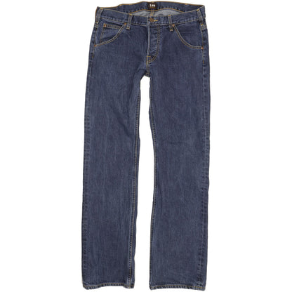 Lee Flint Men Blue Straight Regular Jeans W33 L34