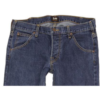 Lee Flint Men Blue Straight Regular Jeans W33 L34
