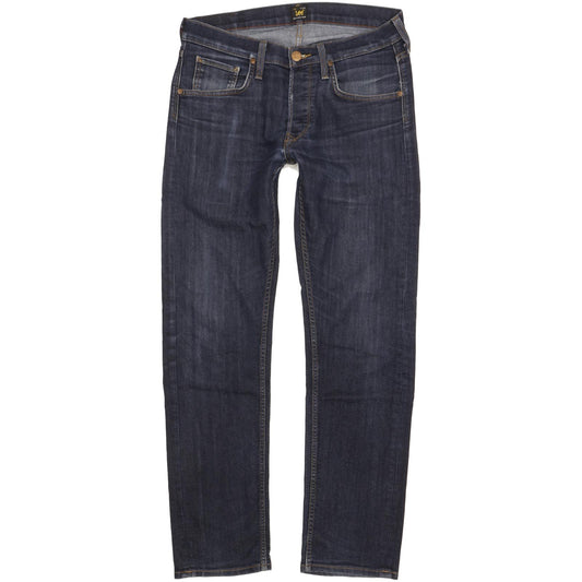 Lee Daren Men Blue Straight Slim Stretch Jeans W32 L31