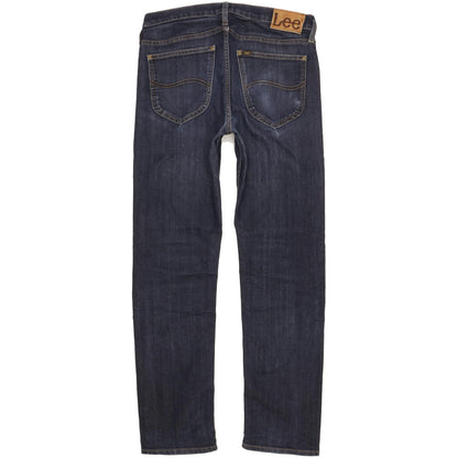 Lee Daren Men Blue Straight Slim Stretch Jeans W32 L31