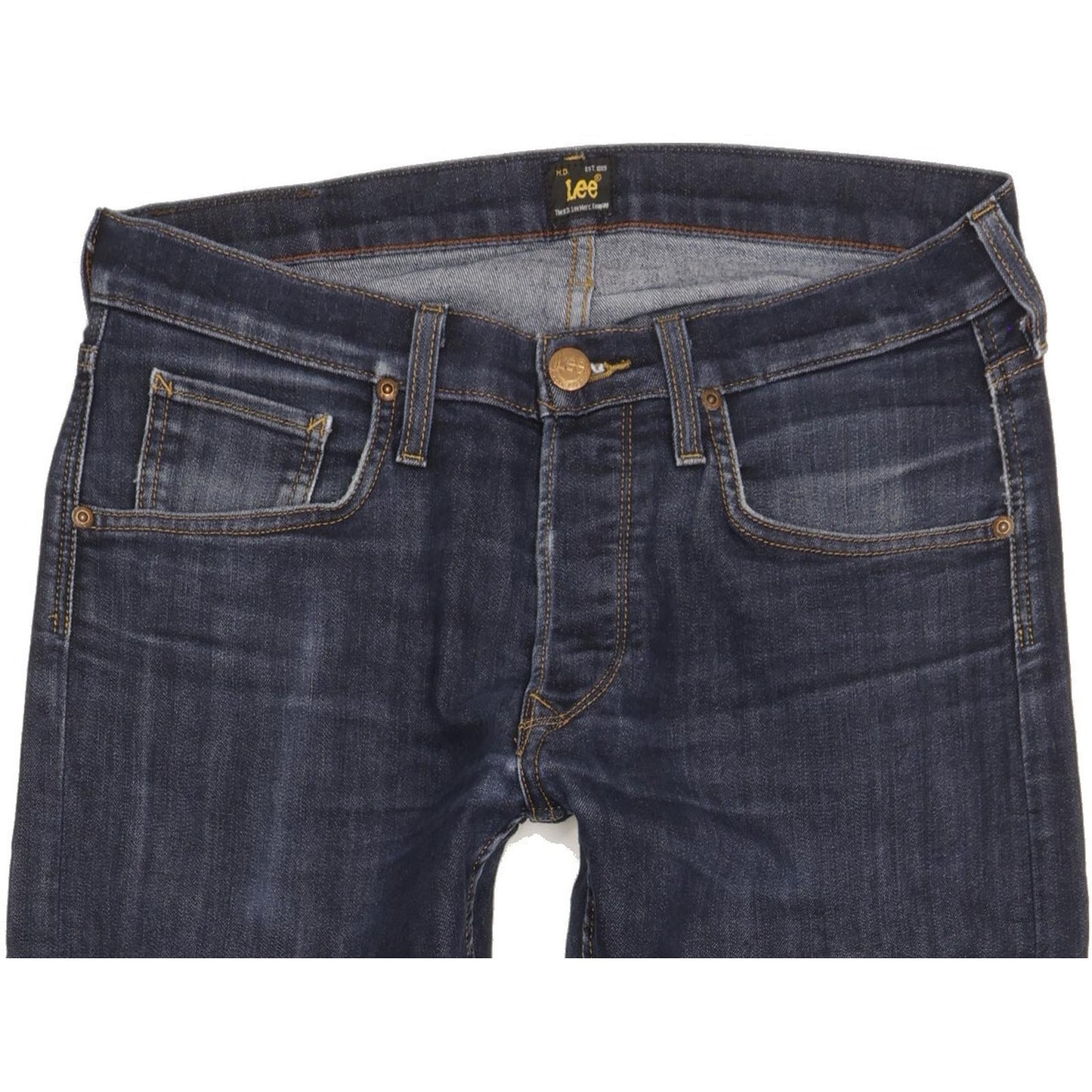 Lee Daren Men Blue Straight Slim Stretch Jeans W32 L31