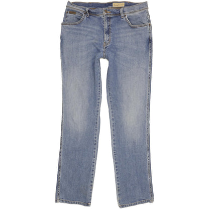 Wrangler Texas Men Blue Straight Regular Stretch Jeans W36 L33