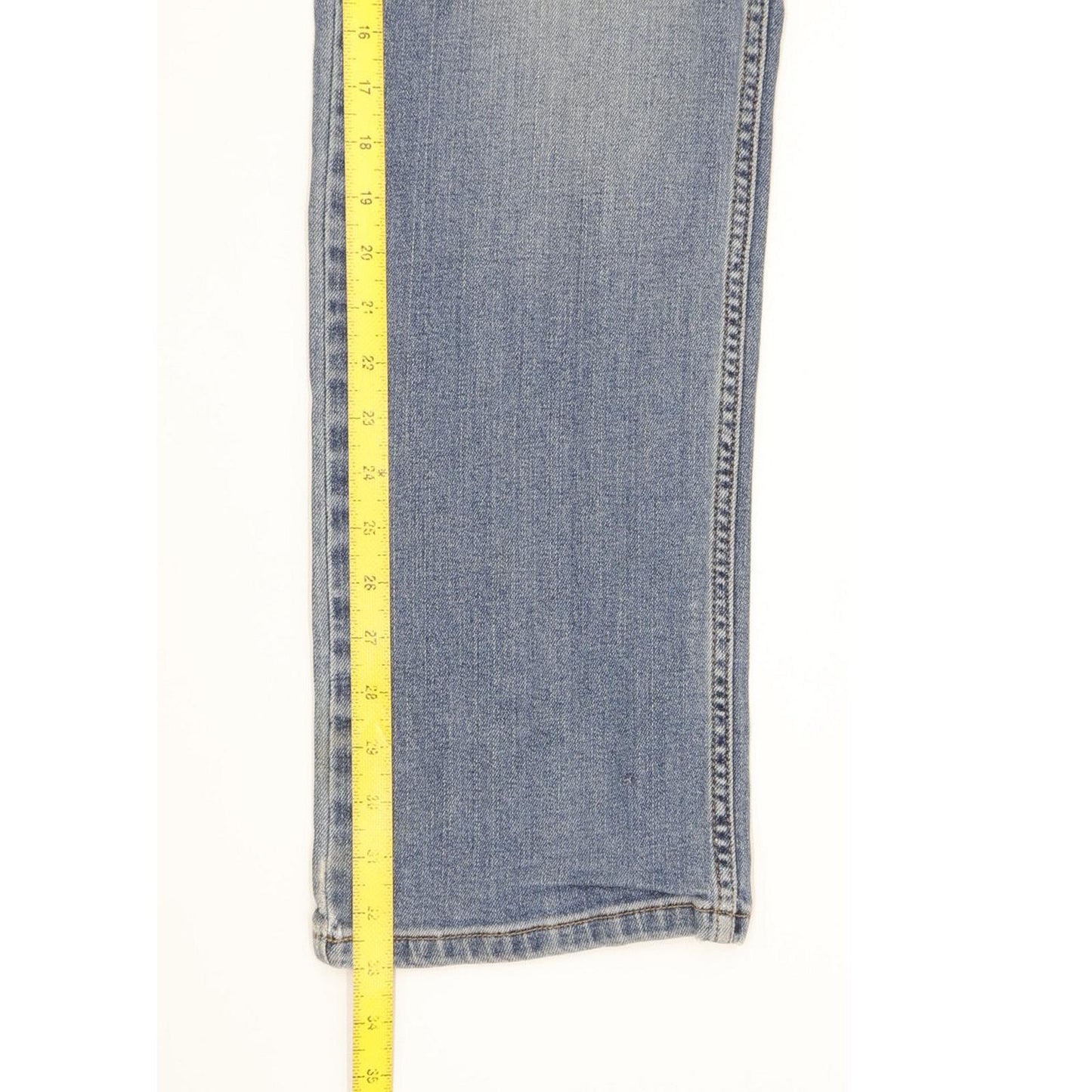 Wrangler Texas Men Blue Straight Regular Stretch Jeans W36 L33