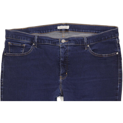 Levi's 314 Shaping Blue Straight Slim Stretch Jeans High Waisted W40 L31
