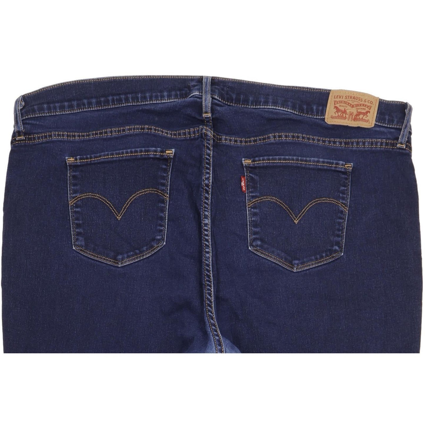 Levi's 314 Shaping Blue Straight Slim Stretch Jeans High Waisted W40 L31