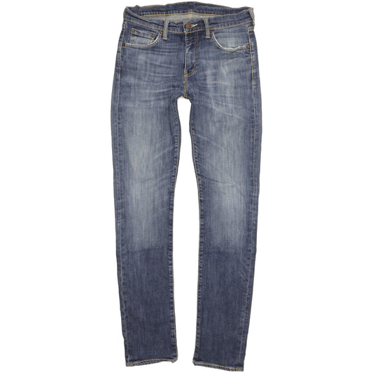 Levi's 510 Men Blue Skinny Slim Stretch Jeans W30 L34