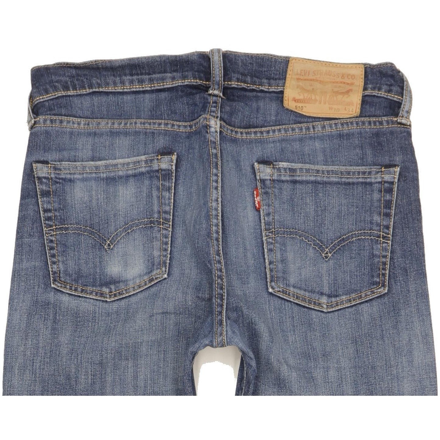 Levi's 510 Men Blue Skinny Slim Stretch Jeans W30 L34