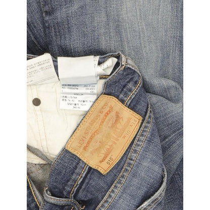 Levi's 510 Men Blue Skinny Slim Stretch Jeans W30 L34