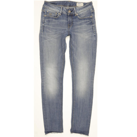G-Star 3301 Contour Women Blue Skinny Slim Stretch Jeans W26 L28