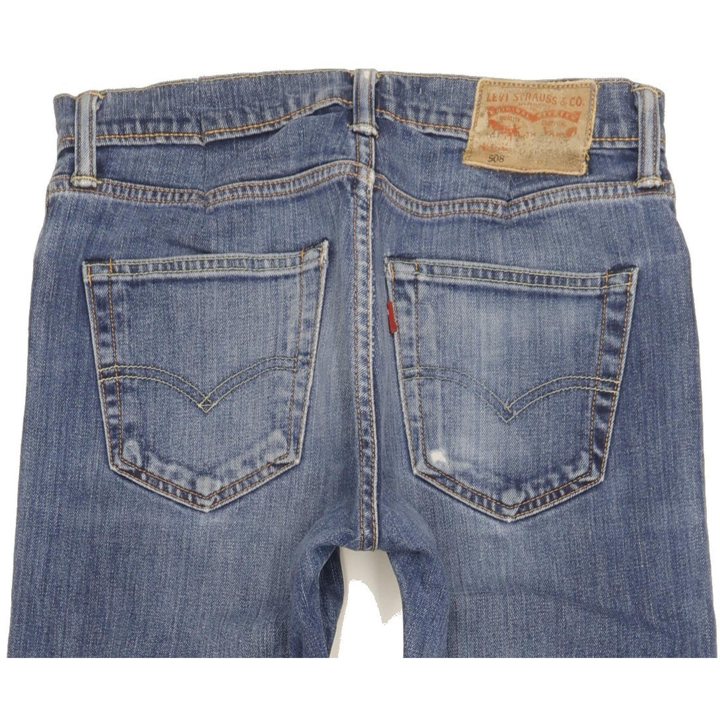 Levi's 508 Men Blue Skinny Slim Stretch Jeans W28 L30