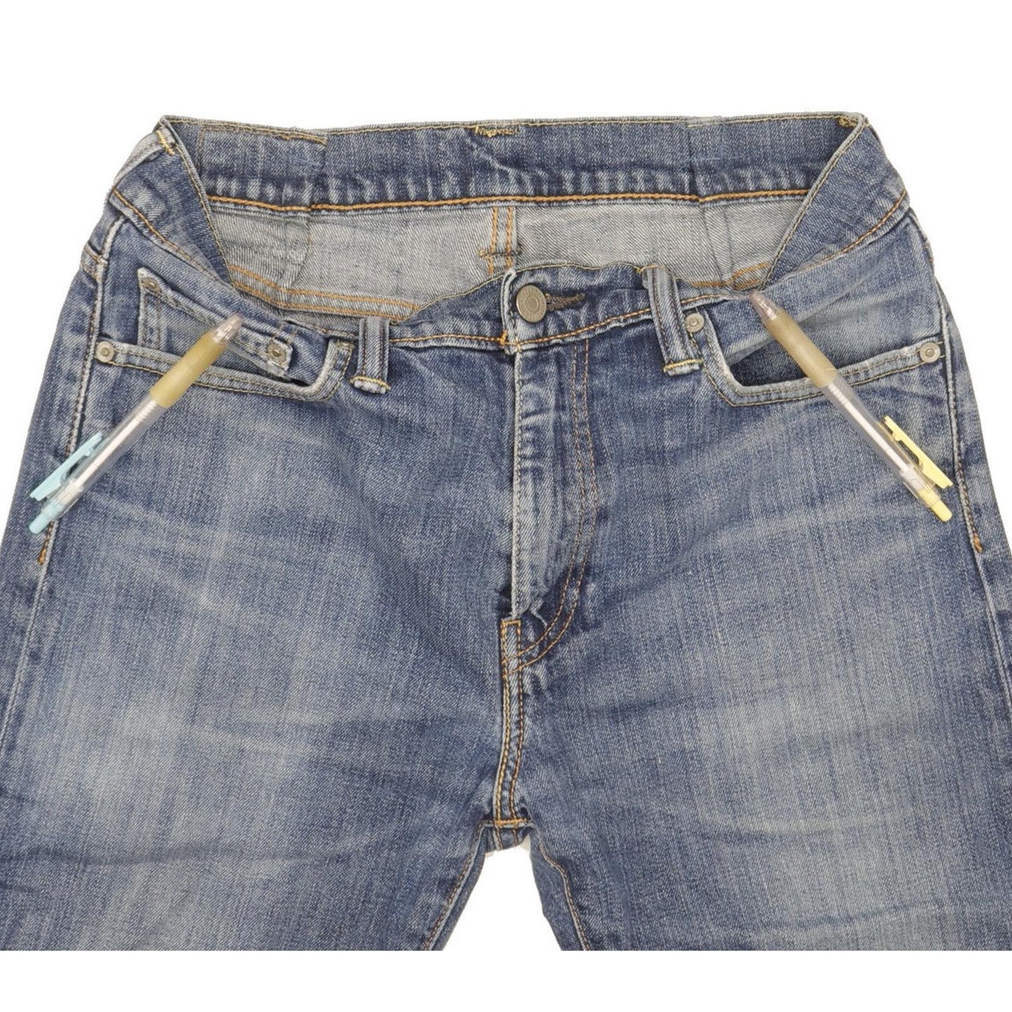 Levi's 508 Men Blue Skinny Slim Stretch Jeans W28 L30