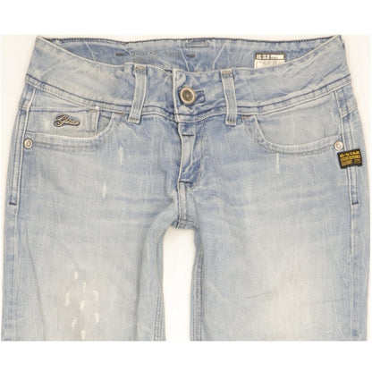 G-Star Lynn Women Blue Skinny Slim Stretch Jeans W28 L33