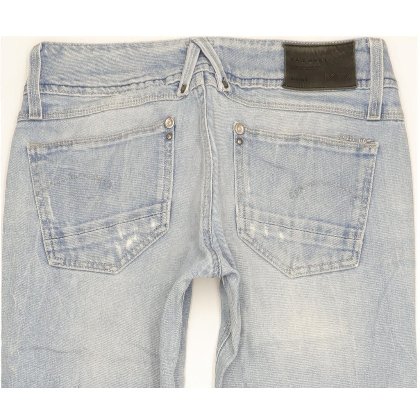 G-Star Lynn Women Blue Skinny Slim Stretch Jeans W28 L33
