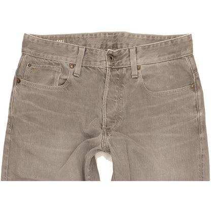 G-Star 3301 Men Grey Tapered Regular Jeans W32 L33