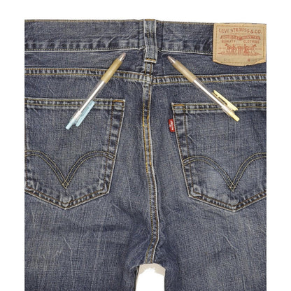 Levi's 506 Men Blue Straight Regular Jeans W35 L31