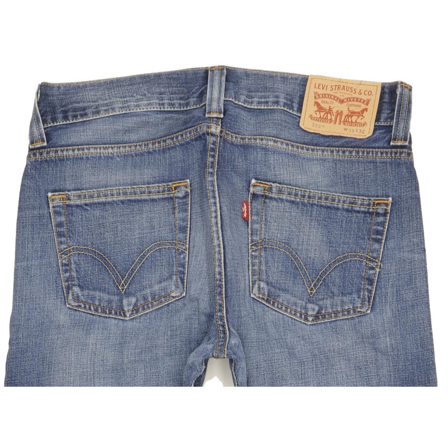 Levi's 506 Men Blue Straight Regular Jeans W33 L32