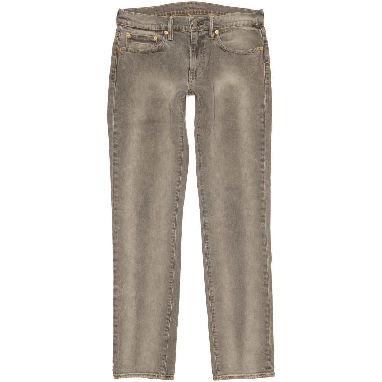 Levi's 511 Men Grey Straight Slim Stretch Jeans W31 L34