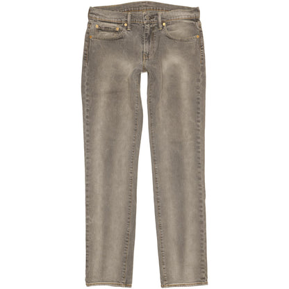 Levi's 511 Men Grey Straight Slim Stretch Jeans W31 L34