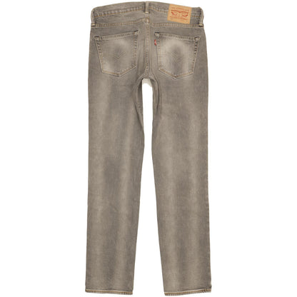 Levi's 511 Men Grey Straight Slim Stretch Jeans W31 L34