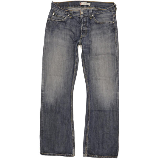 Levi's 512 Men Blue Bootcut Slim Jeans W36 L32