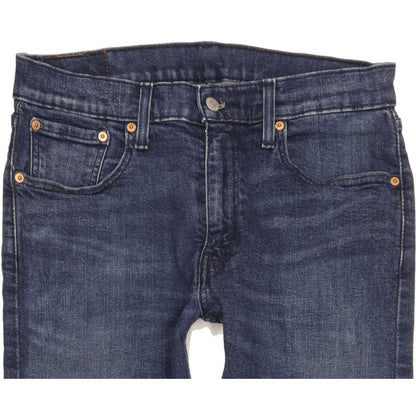 Levi's 512 Men Blue Tapered Slim Stretch Jeans W32 L28