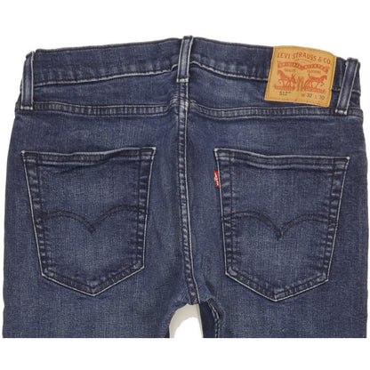 Levi's 512 Men Blue Tapered Slim Stretch Jeans W32 L28