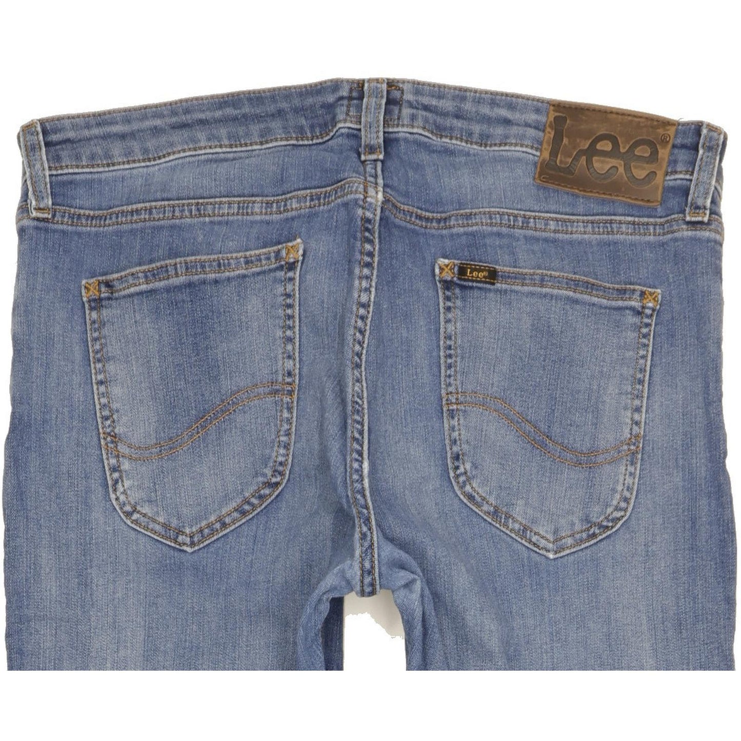 Lee Malone Men Blue Skinny Slim Stretch Jeans W34 L31
