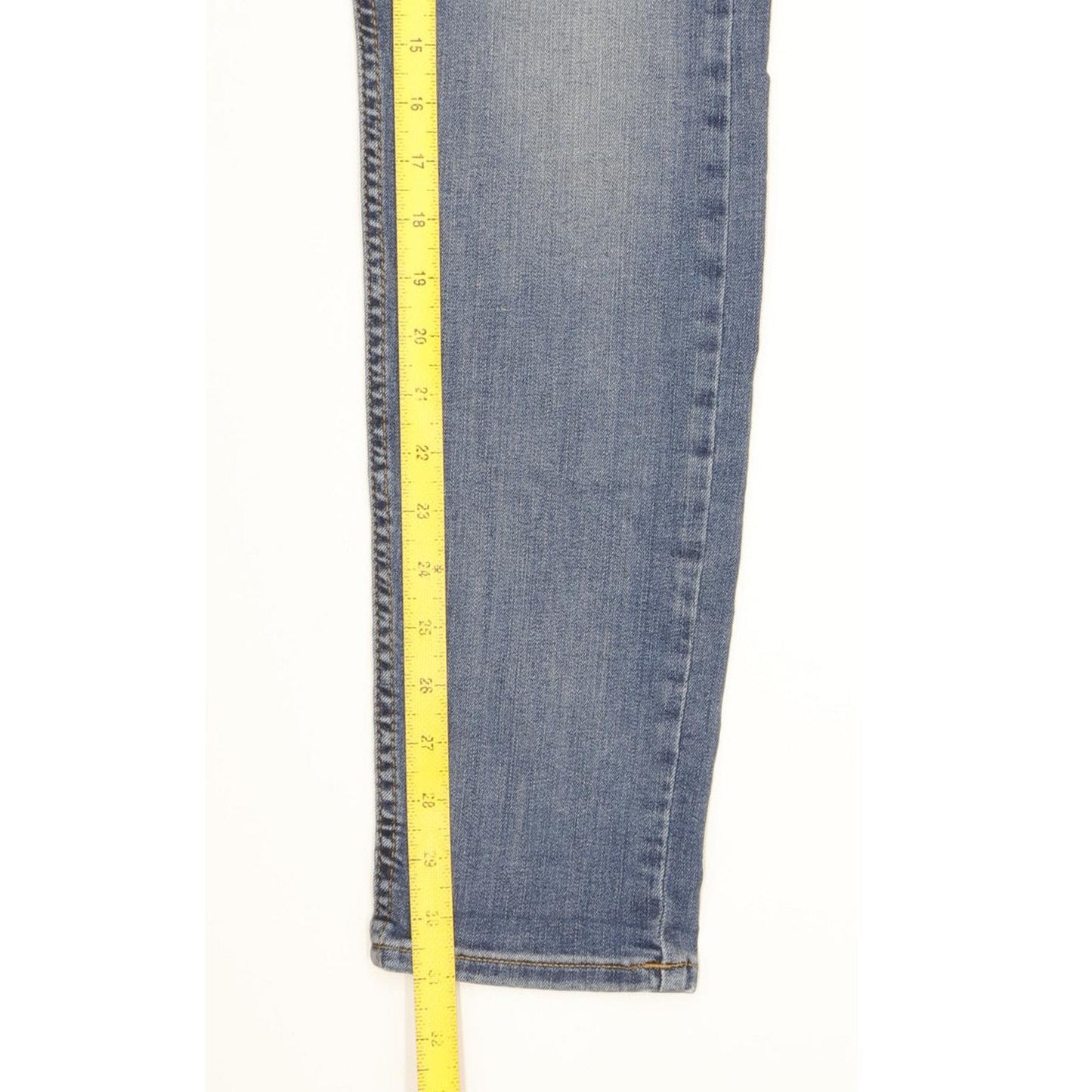 Lee Malone Men Blue Skinny Slim Stretch Jeans W34 L31