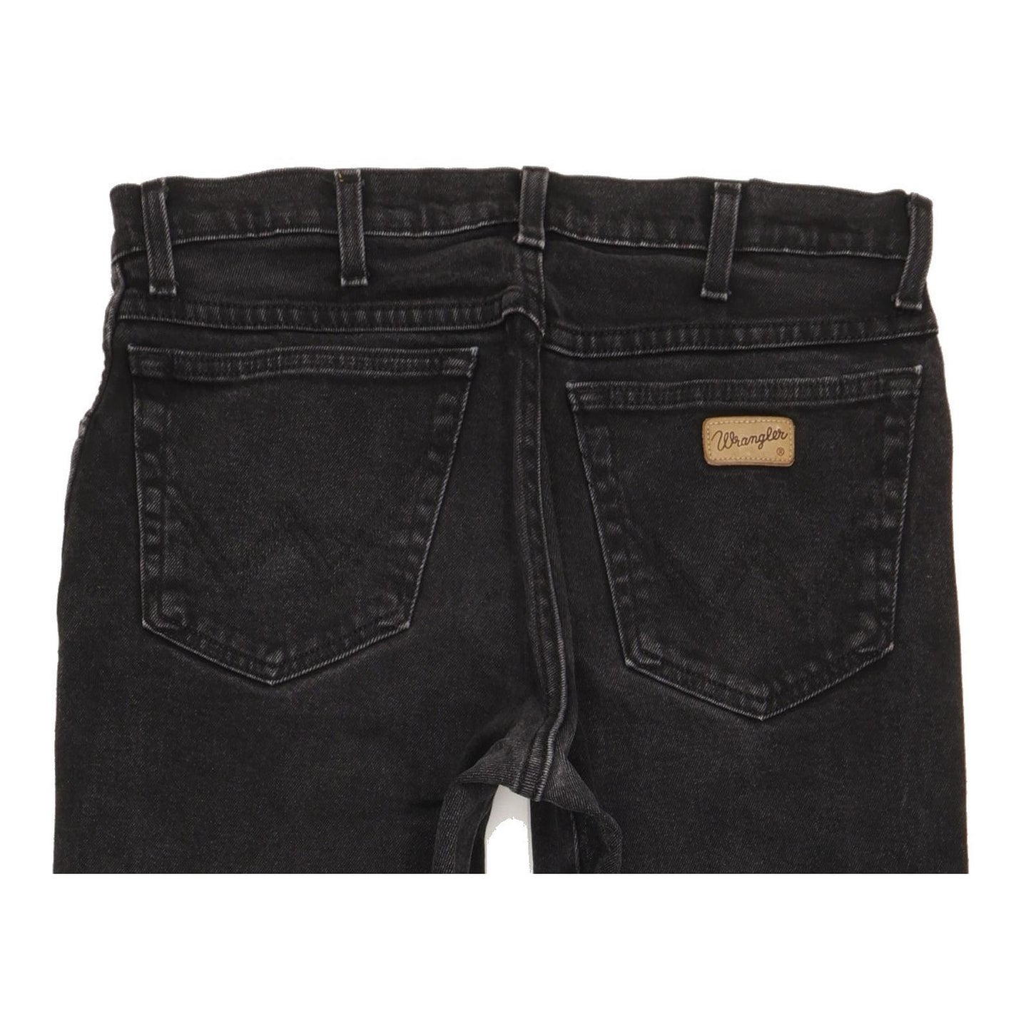 Wrangler Texas Men Black Straight Regular Stretch Jeans W33 L27