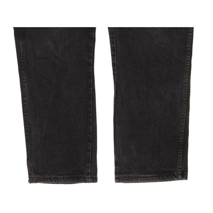 Wrangler Texas Men Black Straight Regular Stretch Jeans W33 L27