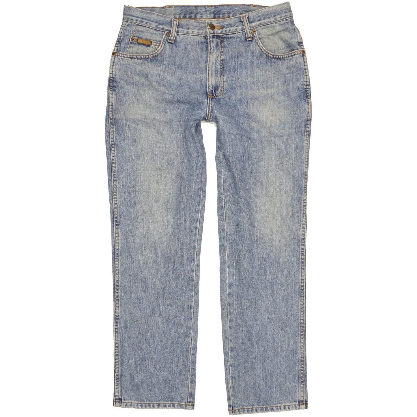 Wrangler Men Blue Straight Regular Stretch Jeans W32 L30